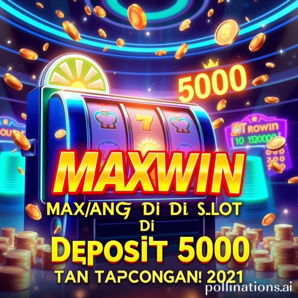 Strategi Menang Maxwin di Slot Deposit 5000 Tanpa Potongan 2021